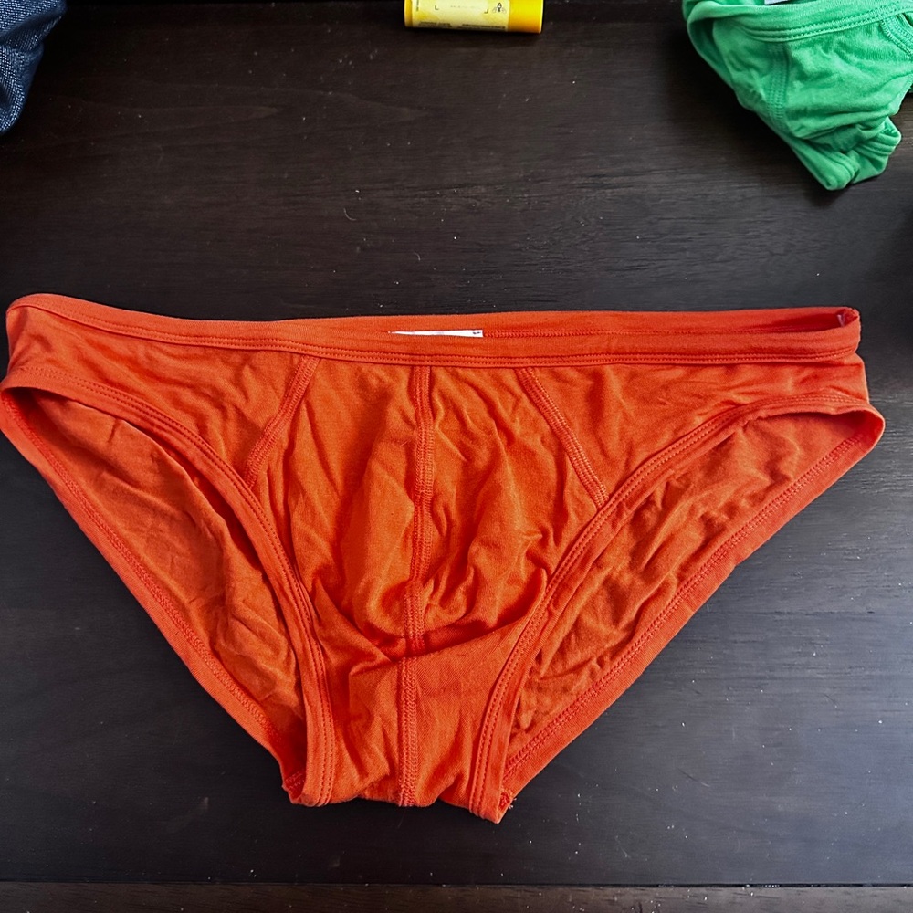 Vibrant Orange Bikini Briefs